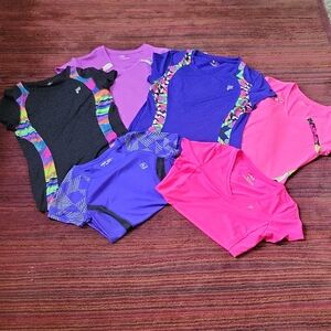 Fila Women's Athletic T-Shirts in Black, Purple, and Pink